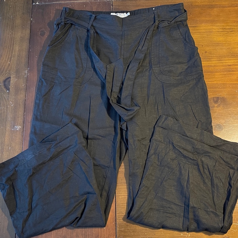 Torrid Wide Leg Linen Trouser Pants